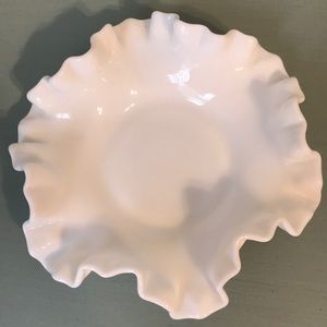 Milk Glass Dish